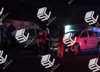 Intenso movimiento policiaco género un ataque armado en un inmueble ubicado entre las comunidades de La Cruz y La Luz Texas en Celaya.