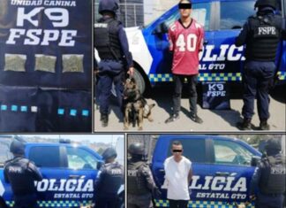 Derivado de las acciones del Operativo Guanajuato Seguro, sacan de las calles más de 4 mil 400 dosis de diversas drogas; se detectan 6 tomas clandestinas y se detiene a 80 personas por la comisión de diversos delitos.