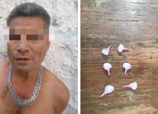 Elementos de la Policía Municipal detuvieron a un sujeto en posesión de drogas en Guanajuato