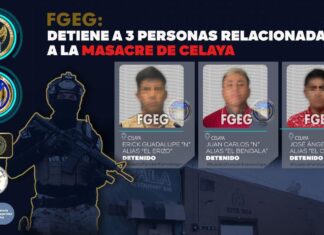 La FGEG capturó a tres hombres que intervinieron en el multihomicidio del hotel y bar Gala, en Celaya.