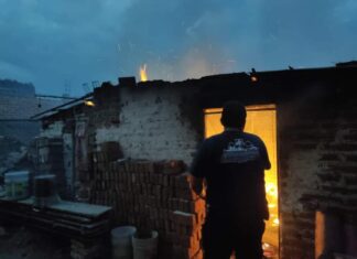 TARIMORO/FAMILIA PIERDE SU PATRIMONIO EN INCENDIO