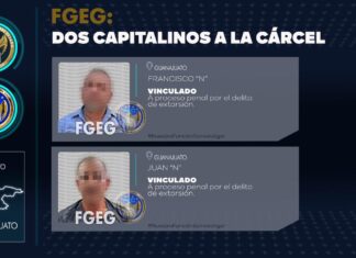 Juan «N» y Francisco «N» fueron vinculados a proceso por el delito de extorsión en Guanajuato
