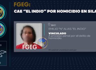 “El Indio” es detenido por el homicidio de un hombre en la comunidad de San Marcos, en Silao.