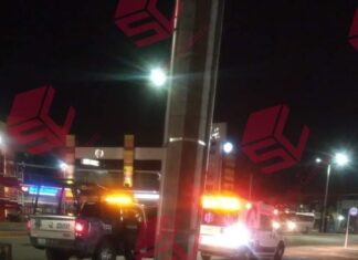 Balacean la fachada del Restaurant El Muelle en Celaya; no hubo víctimas, solo daños materiales.