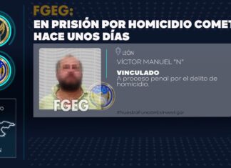 VÍCTOR MANUEL “N” permanece en la cárcel, acusado del homicidio de “El Zarso” cometido hace dos semanas.