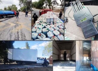 Recuperan elementos de las #FSPE en #Celaya y #León, dos camionetas que estaban reportadas como robadas.