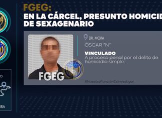 La Fiscalía General del Estado esclareció el homicidio de un sexagenario asesinado a golpes en Doctor Mora.