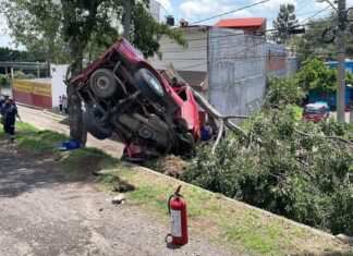 Mueren los cuatro integrantes de una familia en accidente carretero