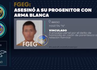 Acuchilló en 24 ocasiones a su progenitor y ha sido sentenciado