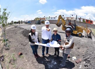 Avanza construcción de segundo Corazón Comunitario en Salamanca
