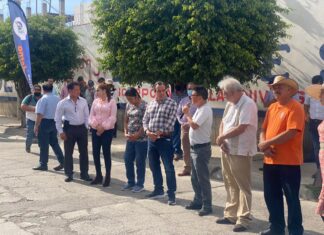 El Presidente Municipal Alejandro Alanis de Valle de Santiago, puso en marcha varias obras en comunidades y colonias populares.