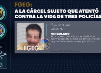 Adán “N” se atrincheró en una azotea y con una arma larga espero a los policías para atacarlos en San Luis de la Paz.