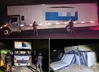 Elementos de las FSPE recuperan en Apaseo ElAlto, un par de camiones que robados