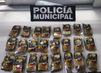 Policías retiran droga de las calles de Salamanca