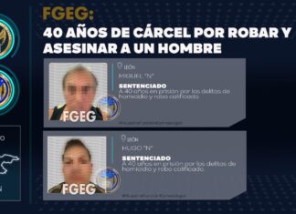 Miguel «N» y Hugo «N» fueron sentenciados a 40 años de prisión por robar y asesinar a un hombre en León