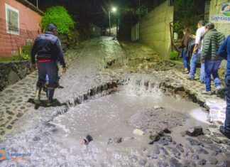 Graves daños causó tromba en la comunidad de El Perico en Valle de Santiago.