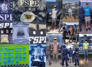 Continua el Operativo Guanajuato Seguro. Saca de las calles más de 6 mil 500 dosis de diversas drogas en la semana del 18 al 24 de julio, detecta 4 tomas clandestinas y asegura 38 mil litros de combustible.