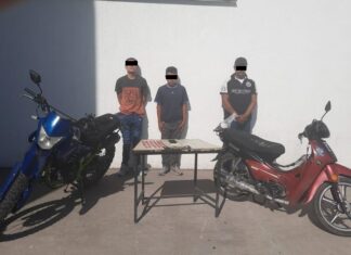 TRES PRESUNTOS EXTORSIONADORES SON DETENIDOS