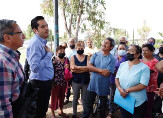 Atiende César Prieto demandas de habitantes de la colonia El Olimpo