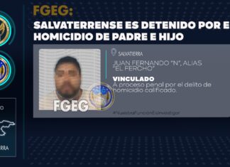La FGE detiene a “El Fercho”, presunto homicida acusado de asesinar a padre e hijo dentro de su domicilio en Salvatierra