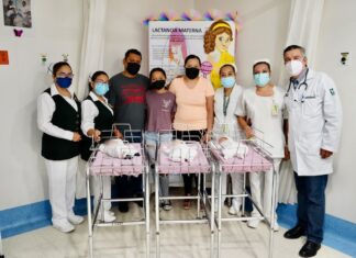 Logran médicos del IMSS Guanajuato nacimiento exitoso de trillizos en UMAE No. 48