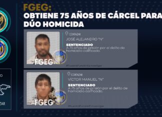 La FGE obtiene 75 años de cárcel para sujetos que irrumpieron a punta de balazos en una nevería, donde asesinaron a tres hombres, en Cortazar.
