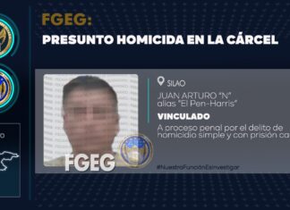 “El Pen-Harris” ha sido detenido y vinculado a proceso por homicidio en contra de tres trabajadores de una ladrillera, en Silao