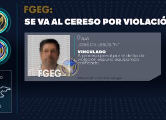 La FGE detiene a JOSÉ DE JESÚS “N”, acusado de violación en agravio de una víctima menor de edad, en la colonia Valle de San José, en Silao.