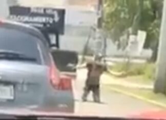 Movilización de Guardia Nacional en Avenida Constituyentes causa pánico entre transeuntes de Celaya.