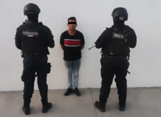 TRES PERSONAS DETENIDAS CON ARMA Y DROGA EN CELAYA.