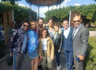 Se continúa con la grabación de la película en honor a Francisco Eduardo Tresguerras en Salvatierra