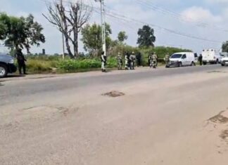 Localizan cuerpo sin vida de una persona cerca de la Guardia Nacional en Irapuato.