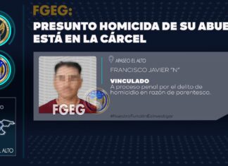 Bajo cargos de homicidio en razón de parentesco, fue detenido y vinculado a proceso penal, un sujeto que asesinó a su abuelo, en Apaseo el Alto.