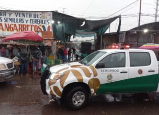 ATIENDEN PC Y JUMAPA DE CELAYA REPORTES POR LLUVIA.