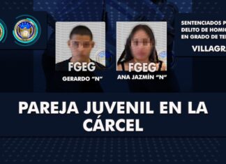 Sentenciada pareja de jóvenes a prisión por el delito de homicidio en grado de tentativa, en Villagrán.