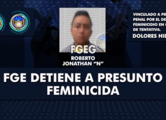 La FGE detiene a un sujeto que atacó a una mujer con una navaja en Dolores Hidalgo; ella salvó su vida arrojándose a un baldío.