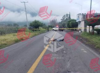 Un hombre murió atropellado en la carretera Yuriria- Cerano, cerca del acceso a la comunidad de El Xoconoxtle.