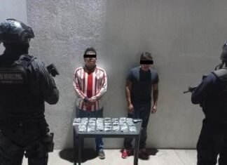 CINCO DETENIDOS POR LESIONAR A ELEMENTO DE POLICÍA MUNICIPAL