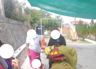 Explota tanque de gas en el Kinder Carlos Peciller en la comunidad San Miguel de las Carpas en Acámbaro