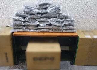 En Guanajuato, Guardia Nacional localiza cajas con aparente marihuana empaquetado al alto vacío