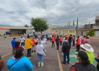 Realizan simulacro de sismo en Salvatierra.