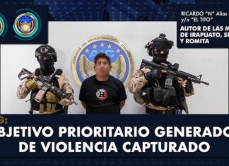 Fiscalía del Estado, capturan al responsable de las masacres en Silao e Irapuato.