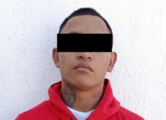 DETIENEN A HOMBRE ARMADO COMO PRESUNTO RESPONSABLE DE ROBO CON VIOLENCIA.