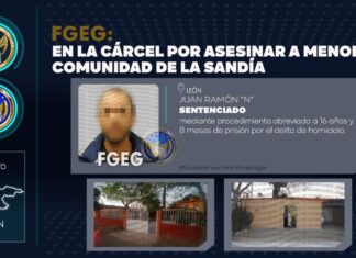 Actos de investigación realizados por la Fiscalía General del Estado condujeron a esclarecer el asesinato de un menor, en León.