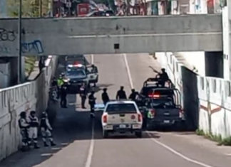 Muere mujer al caer del puente del ferrocarril sobre el paso a desnivel en la calle Zaragoza, en Salamanca.