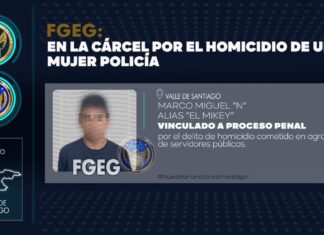 MARCO MIGUEL “N” se encuentra en la cárcel, vinculado a proceso penal por el homicidio de una mujer policía.
