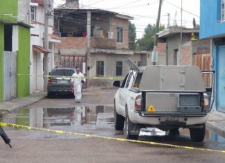 Ataque armado en una vivienda de la Primera Fracción de Crespo en Celaya, dejo un saldo de un muerto y una persona privada de su libertad.