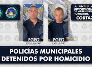 Dos policías municipales de Cortazar han sido detenidos.