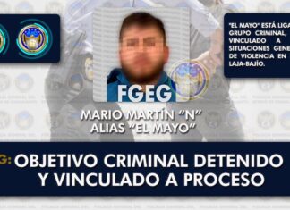 “Objetivo criminal es vinculado a proceso por el asesinato de 9 personas, a quienes masacró en un bar de la comunidad San José Nuevo, en Celaya.