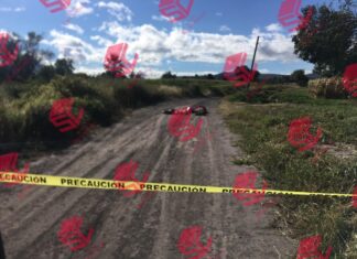 Localizan el cuerpo de una mujer sin vida en el camino a la comunidad de La Tejonera, en Valle de Santiago.